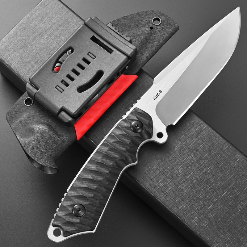 Eafengrow EF162 Fixed Blade Knife AUS-8 Steel Blade G10 Handle Full Tang Compact EDC Tool Fix Knifes for Outdoor Camping Survival - Image 3